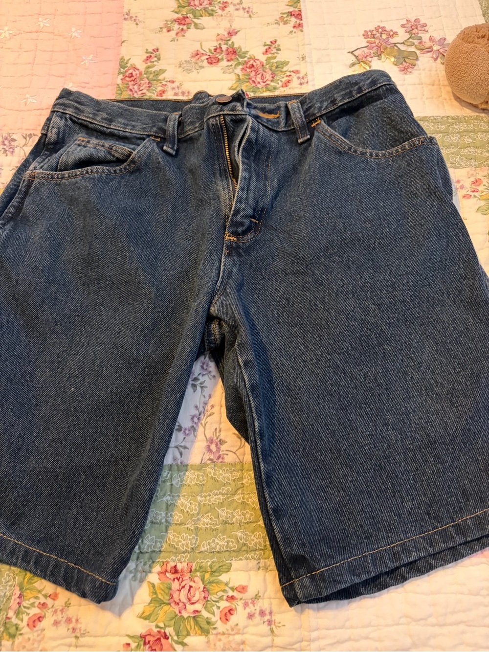 Rustler Men's Blue Denim Jean Shorts